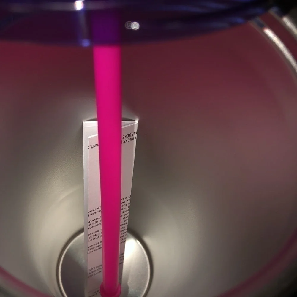 Starbucks 2022 Summer Geometric Pink, Berry, Gold Ombre Tumbler